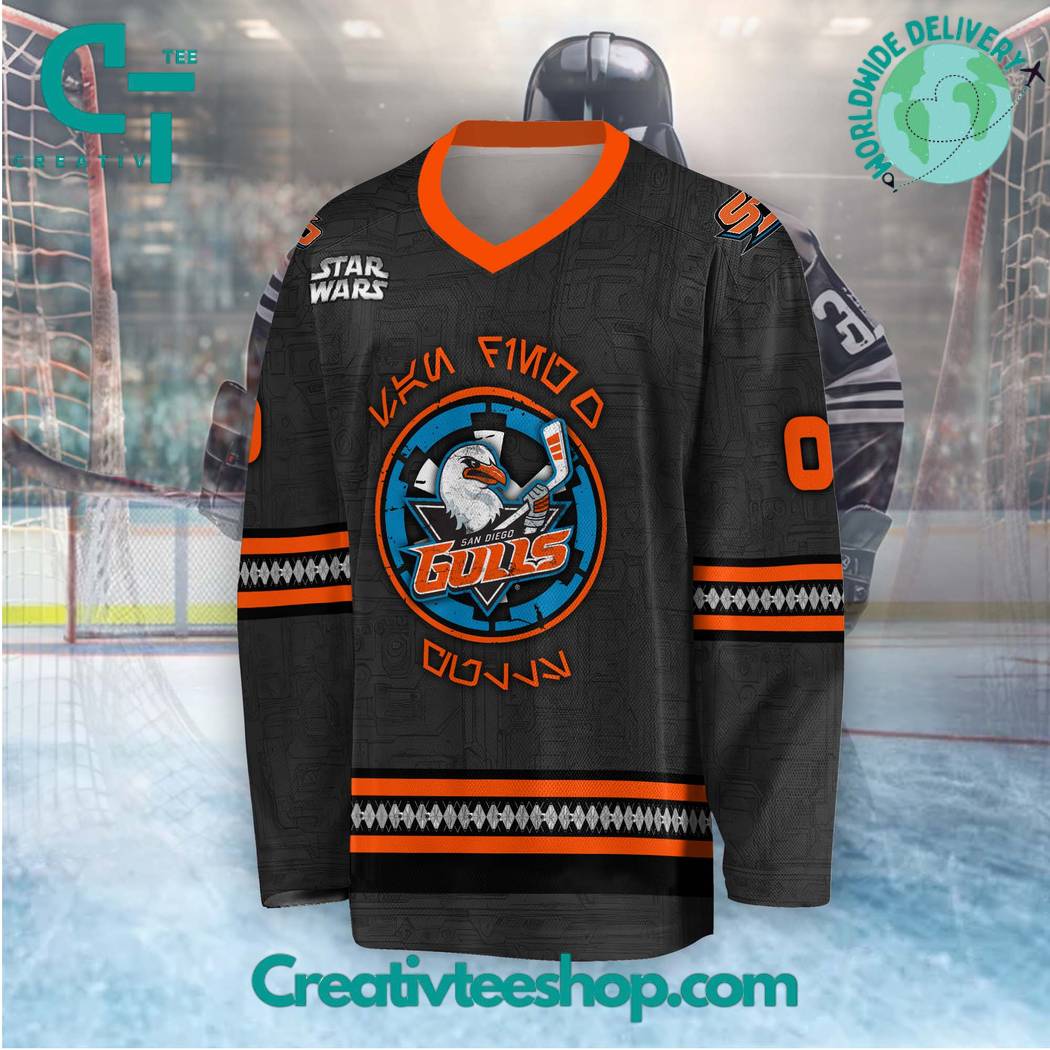 Ahl San Diego Gulls X Star Wars 2024 Hockey Jersey