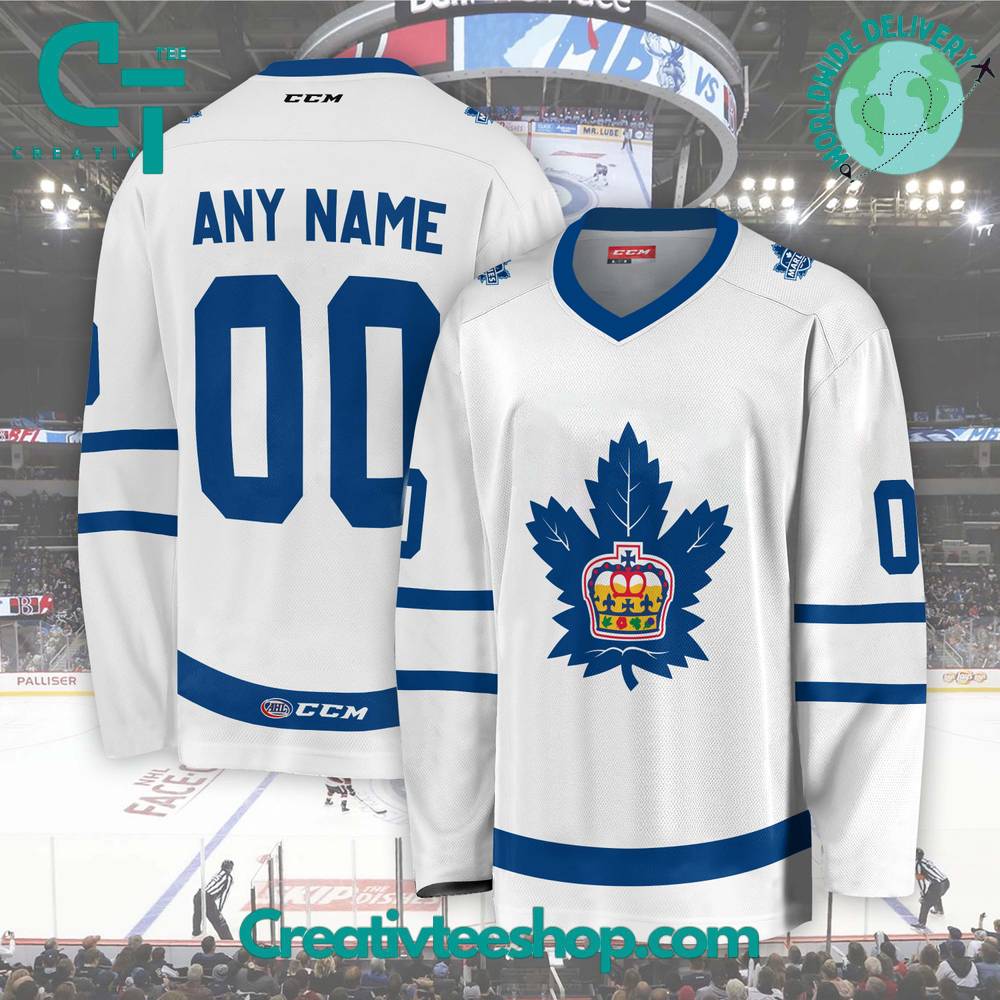 Ahl Toronto Marlies 2024 White Hockey Jersey