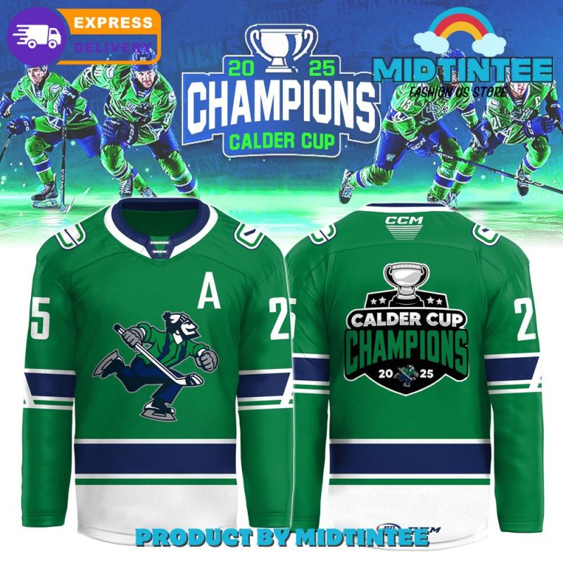 Abbotsford Canucks 2025 Ccm Ahl Champions Hockey Jersey