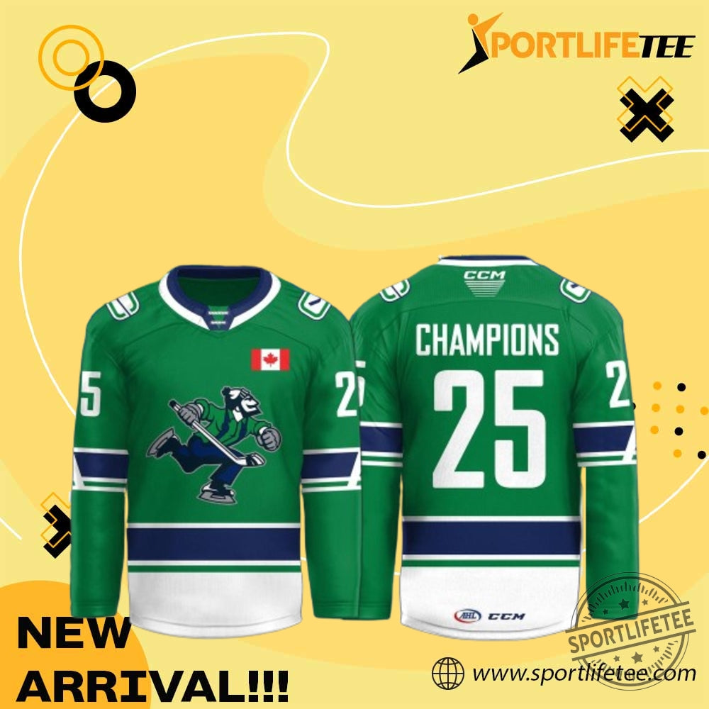 Abbotsford Canucks Ahl Champions Cup 2025 Limited Hockey Jersey