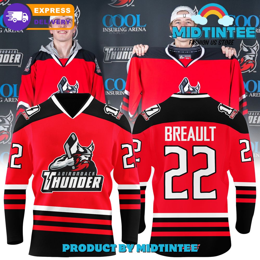 Adirondack Thunder 10Th Anniversary Season Hockey Jersey