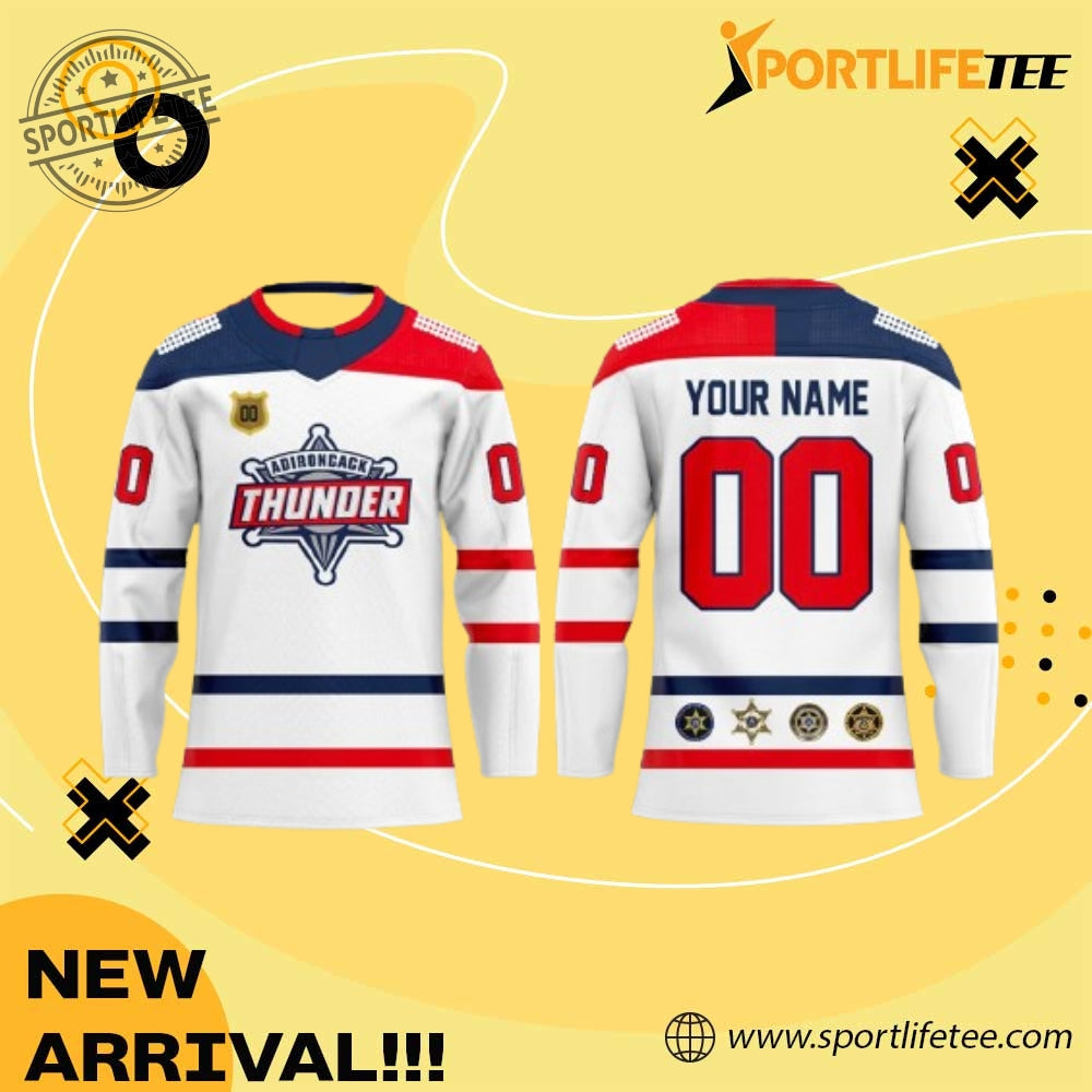 Adirondack Thunder Law Enforcement Night 2026 Hockey Jersey