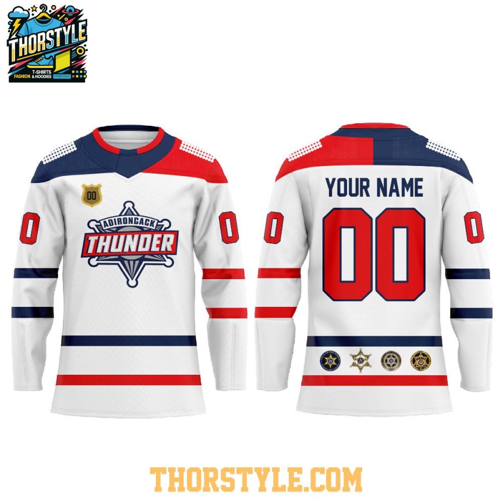 Adirondack Thunder Law Enforcement Night 2026 Personalized Hockey Jersey