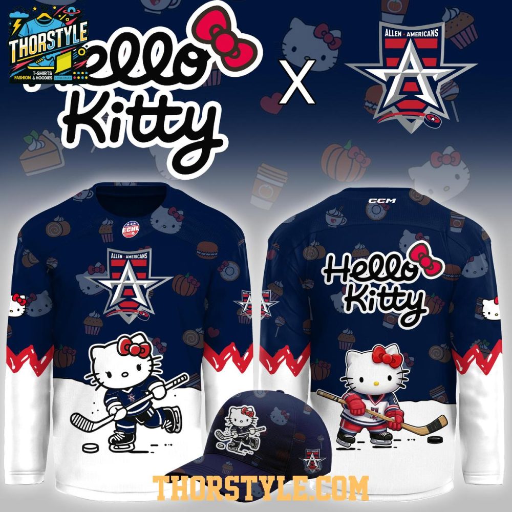 Allen Americans Hello Kitty Night X Game Themed 2026 Hockey Jersey