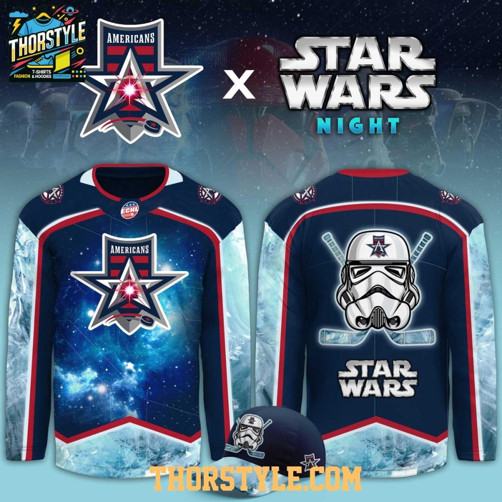 Allen Americans Star Wars Night X Game Themed 2026 Hockey Jersey