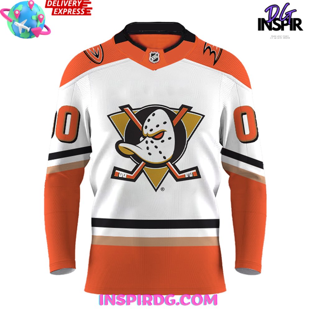Anaheim Ducks Customized New Hockey Jersey 2024