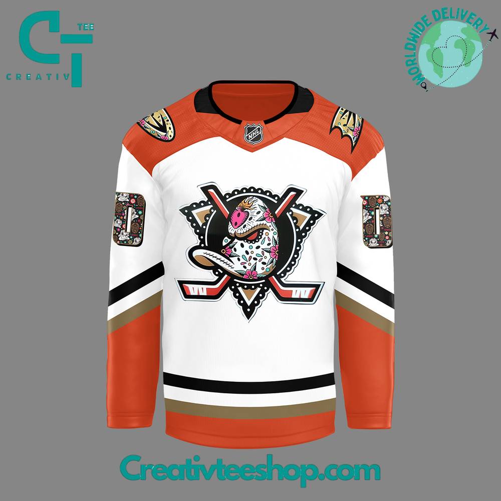 Anaheim Ducks Dia De Los Muertos Hockey Jersey