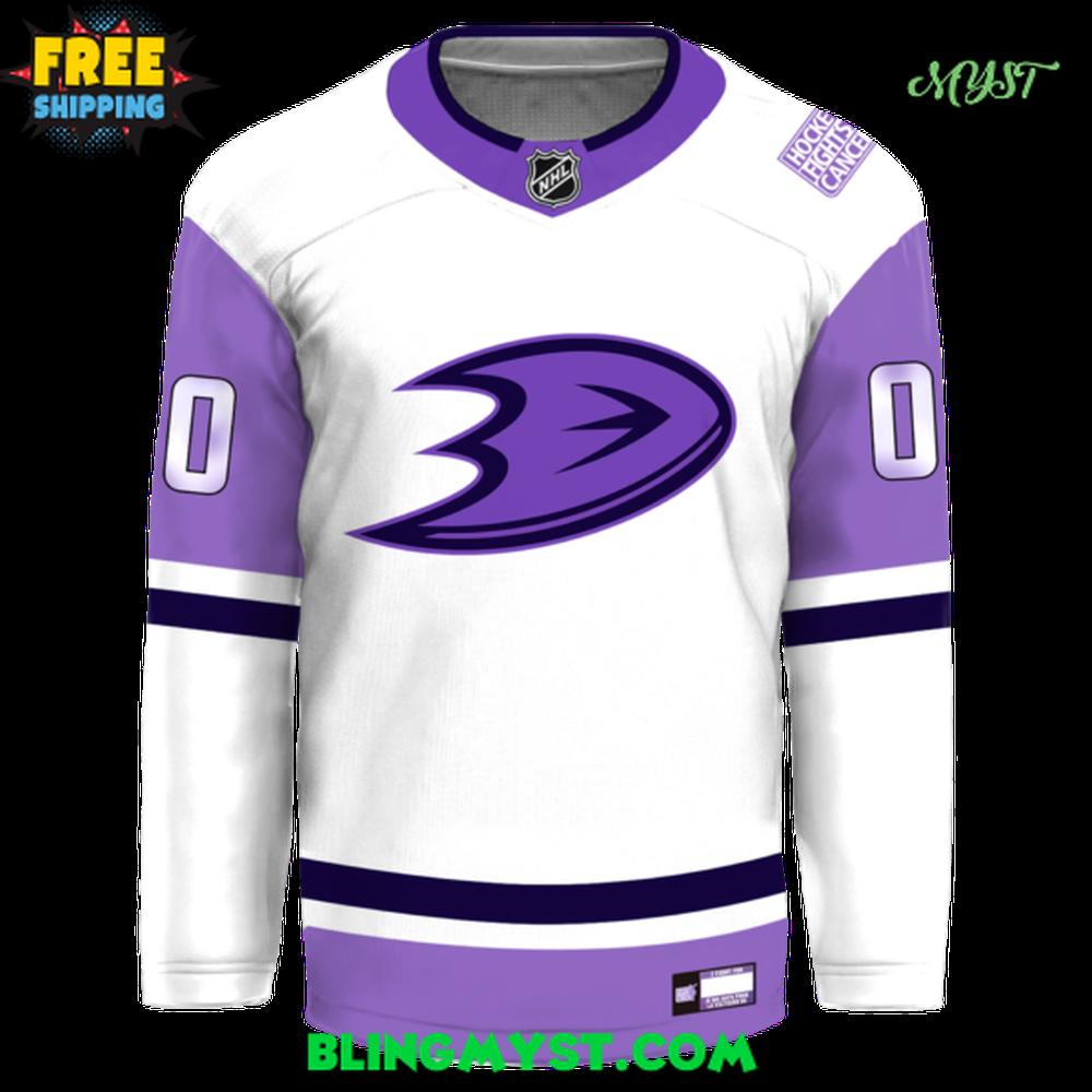 Anaheim Ducks Fight Cancer Night 2025 Hockey Jersey