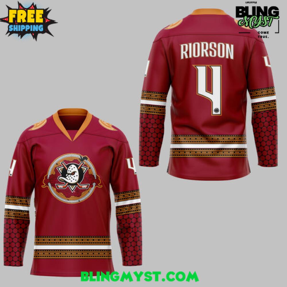 Anaheim Ducks Fourth Wing Night 2025 Hockey Jersey