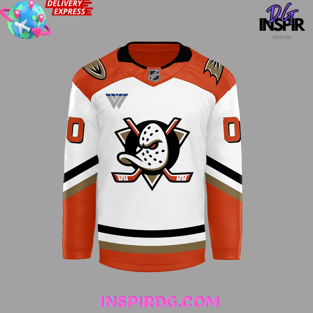 Anaheim Ducks Home Breakaway 2024 White Hockey Jersey