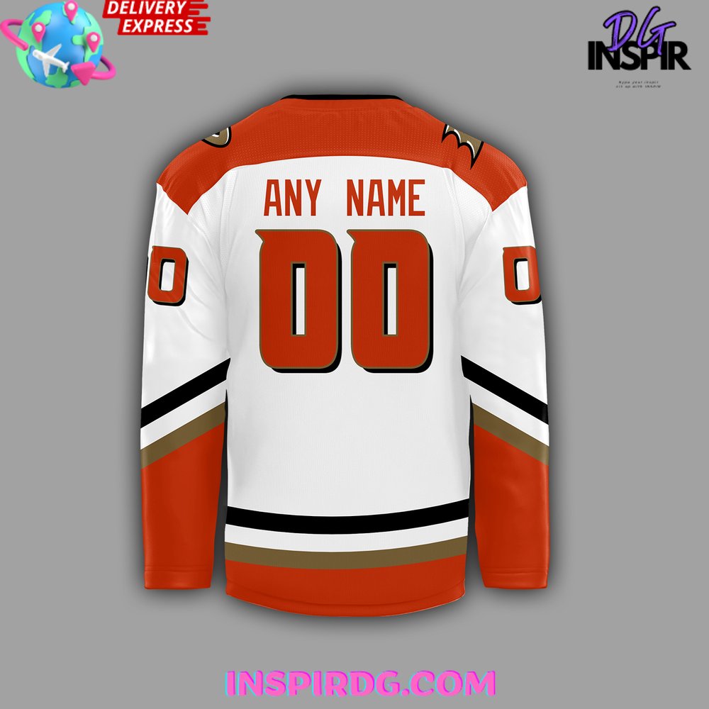 Anaheim Ducks Home Breakaway 2024 White Hockey Jersey