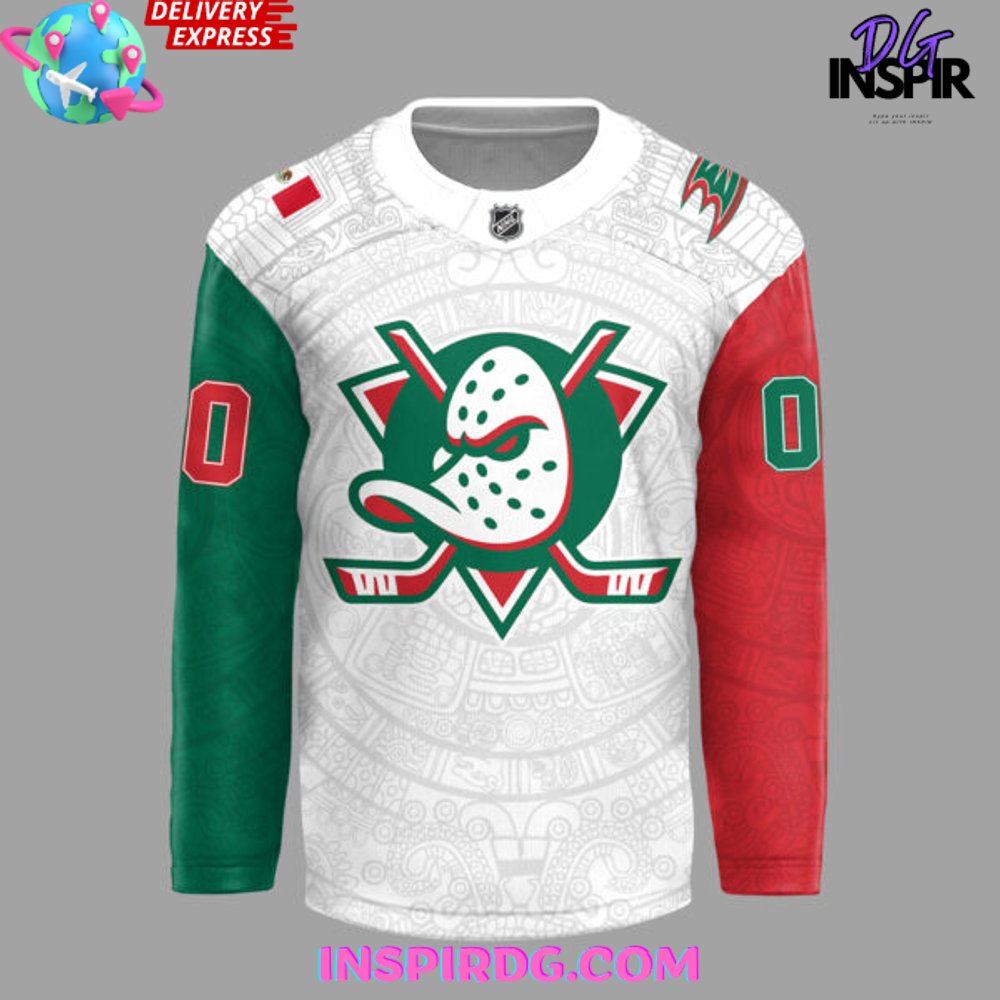 Anaheim Ducks Mexican Heritage Night 2025 Hockey Jersey