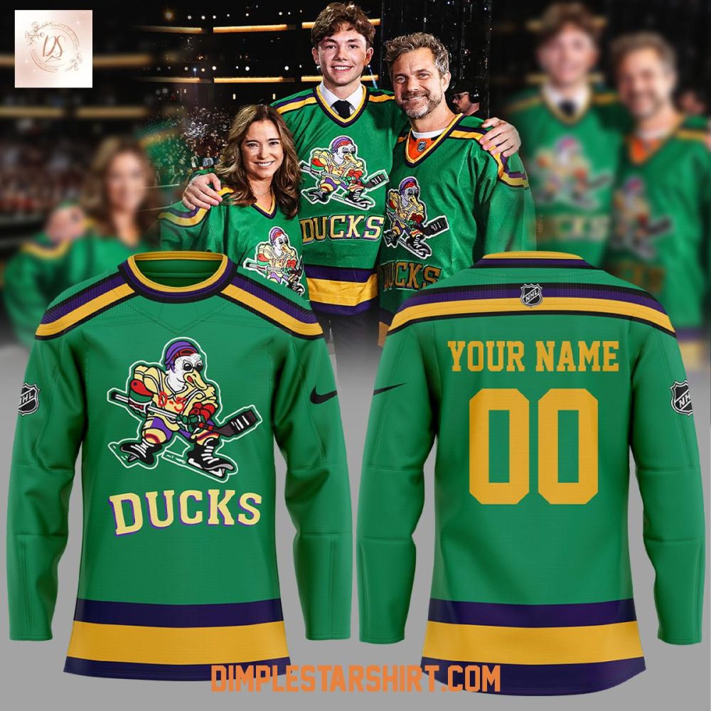 Anaheim Ducks Mighty Ducks Movie Hockey Jersey