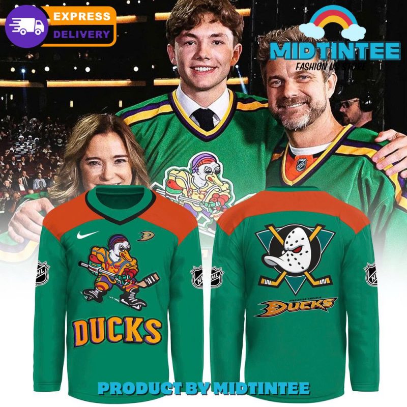 Anaheim Ducks Nhl Quack Attack Retro Limited Edition Hockey Jersey