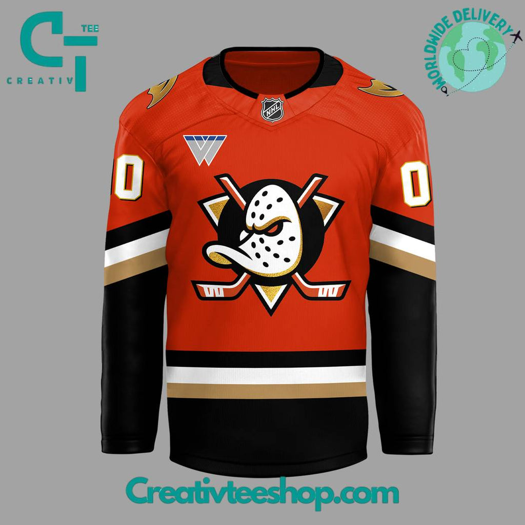 Anaheim Ducks Orange Country 2024 Orange Hockey Jersey