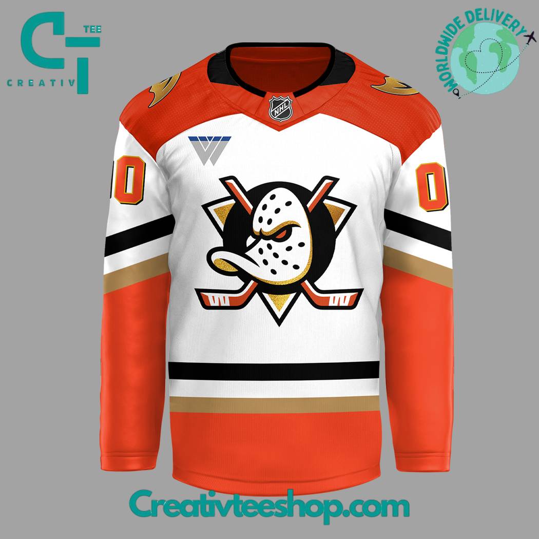 Anaheim Ducks Orange Country 2024 White Hockey Jersey