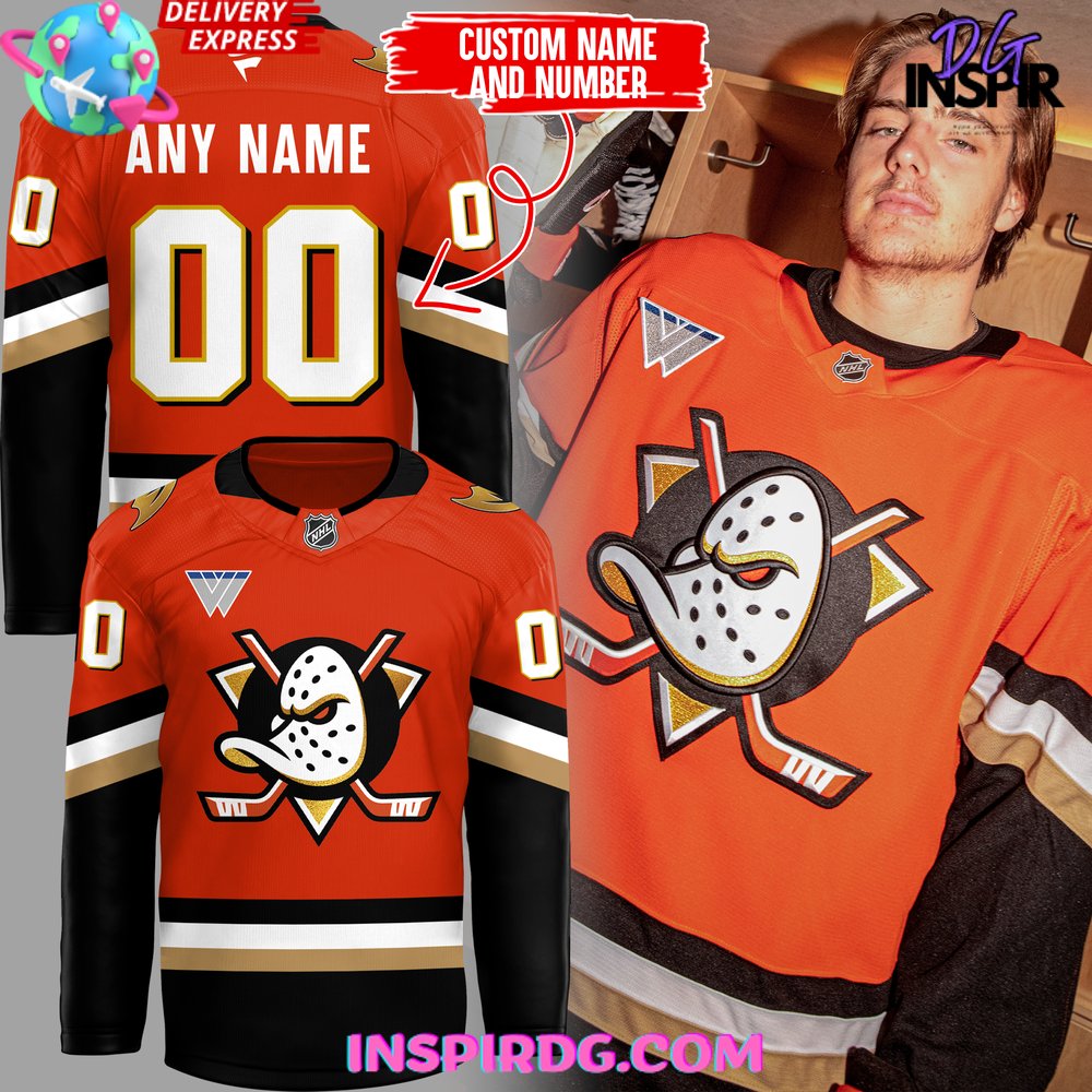 Anaheim Ducks Orange Country Limited Edition Hockey Jersey