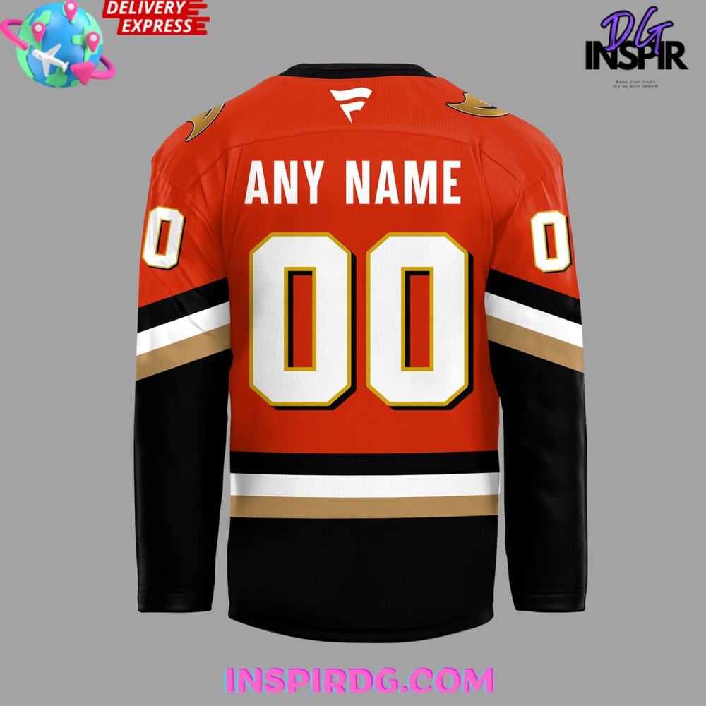 Anaheim Ducks Orange Country Limited Edition Hockey Jersey