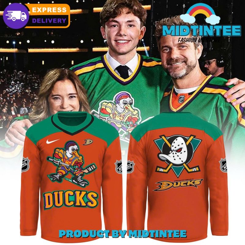 Anaheim Ducks Quack Attack Retro Edition Special Hockey Jersey