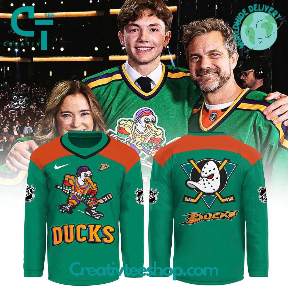 Anaheim Ducks 'Quack Attack Retro Edition' Special Hockey Jersey