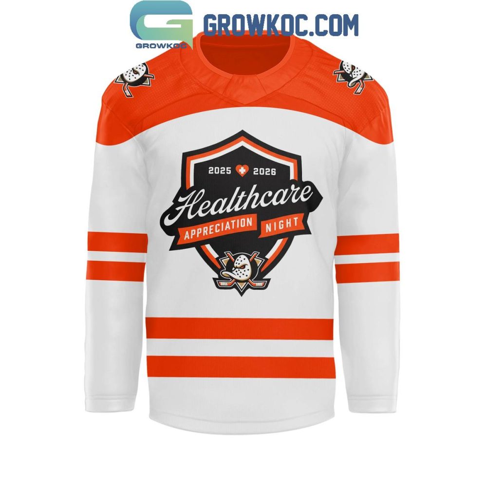 Anaheim Ducks X Healthcare Appreciation Night 2025 Hockey Jersey