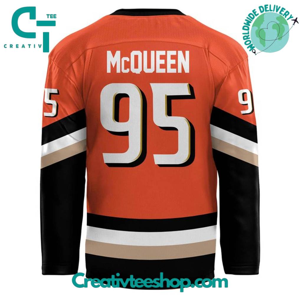 Anaheim Ducks X Lightning Mcqueen Special Edition Hockey Jersey