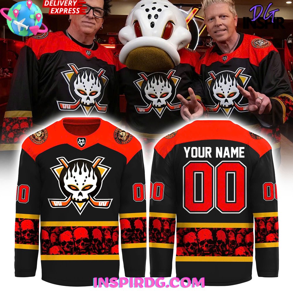 Anaheim Ducks X Offspring Special Hockey Jersey