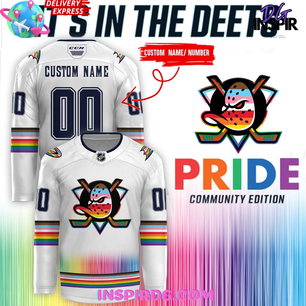 Anaheim Ducks X Pride Community Special Edition Hockey Jersey