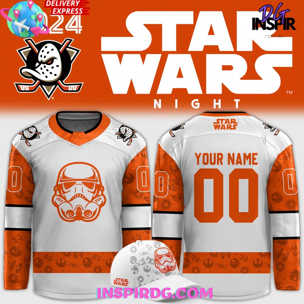 Anaheim Ducks X Star Wars Night 2024 Hockey Jersey