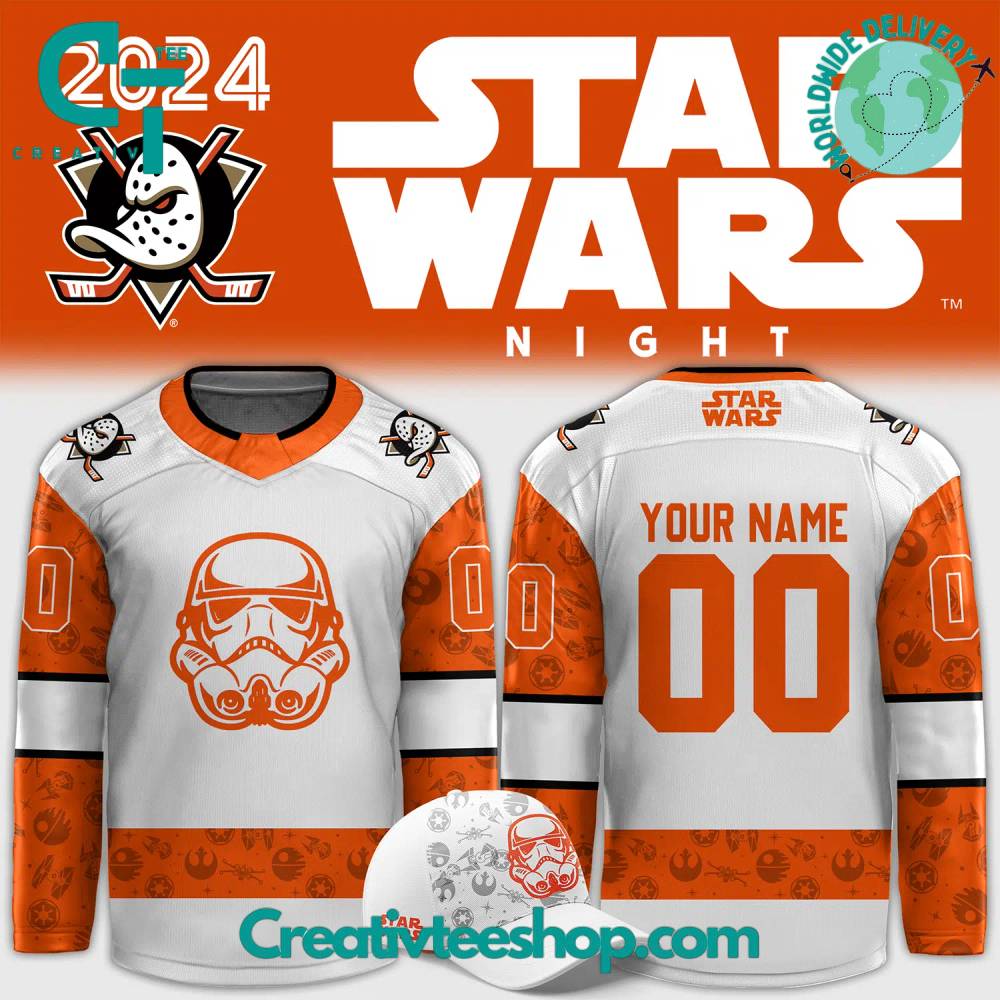 Anaheim Ducks X Star Wars Night Hockey Jersey