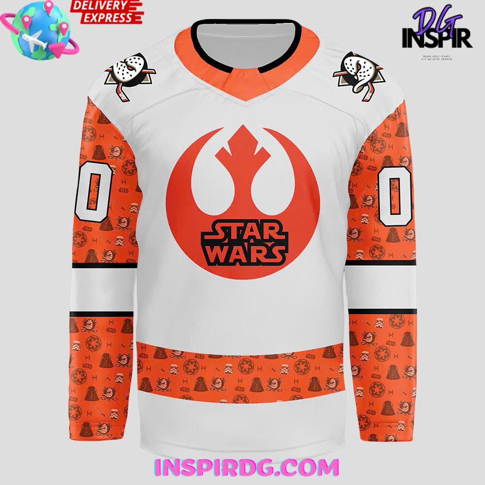 Anaheim Ducks X Star Wars Custom Hockey Jersey