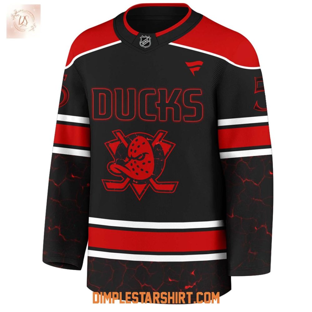 Anaheim Ducks X Stranger Things 5 One Last Adventure Jersey