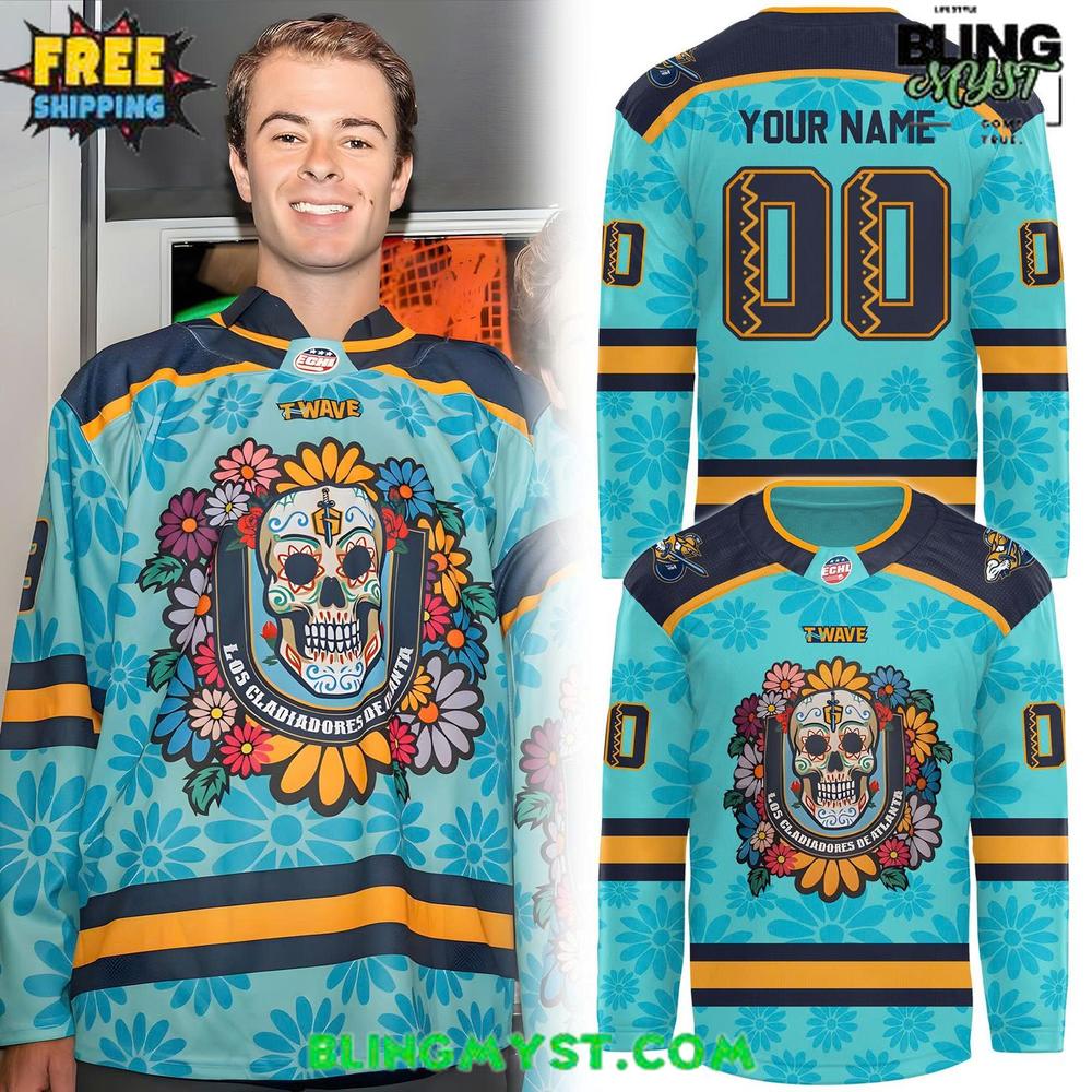 Atlanta Gladiators Día De Muertos 2025 Special Hockey Jersey