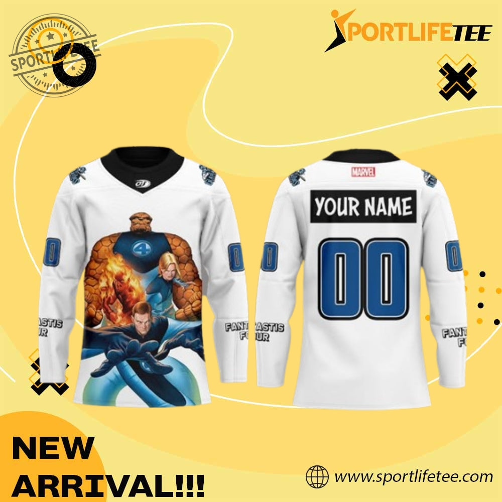 Atlanta Gladiators Marvel Super Hero Night Fantastic Four Hockey Jersey