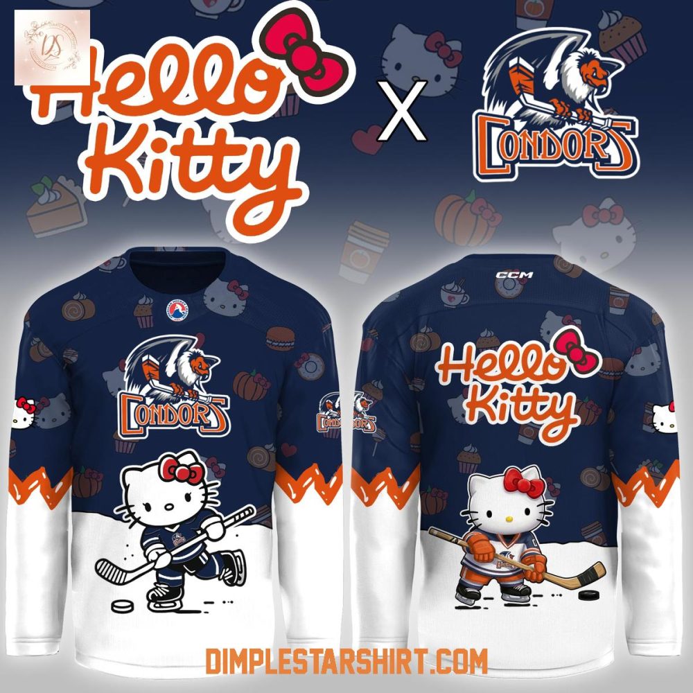 Bakersfield Condors X Hello Kittt Night Game Jersey