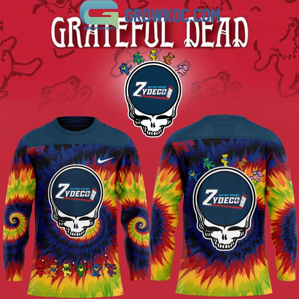 Baton Rouge Zydeco Grateful Dead 2025 Hockey Jersey