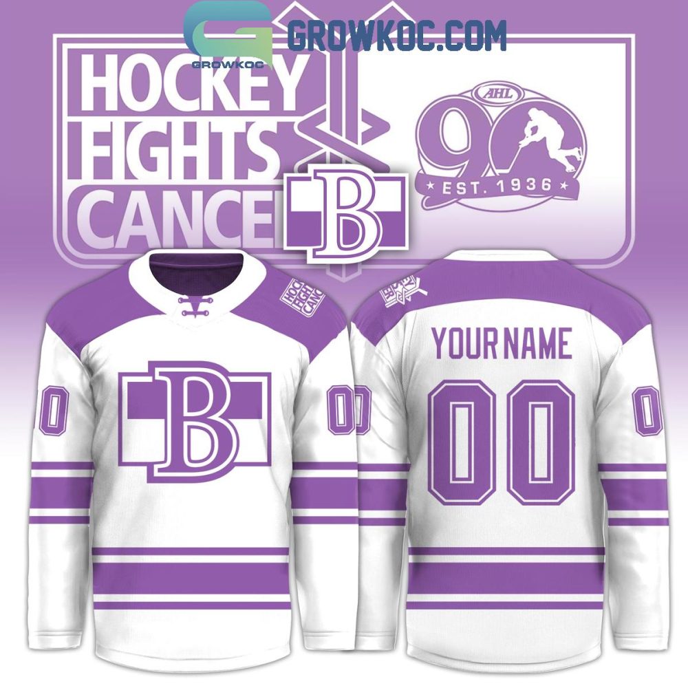 Belleville Senators X Hockey Fights Cancer 2025 White Hockey Jersey