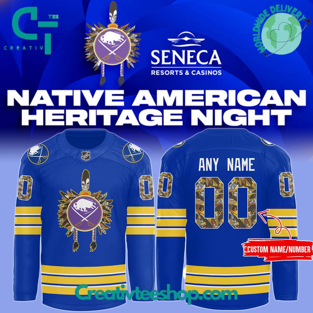 Buffalo Sabres Native American Heritage Month Special Edition Hockey Jersey