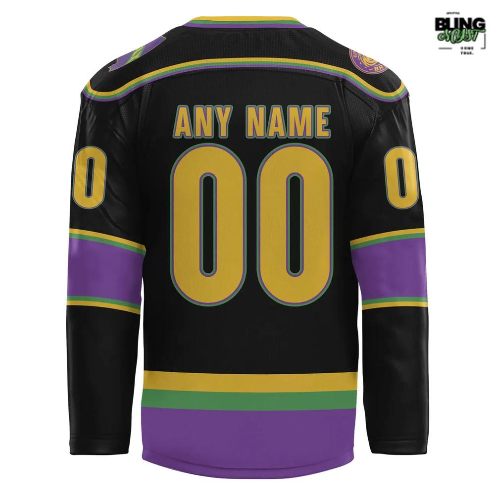 Biloxi Breakers Mardi Gras Special Edition Hockey Jersey