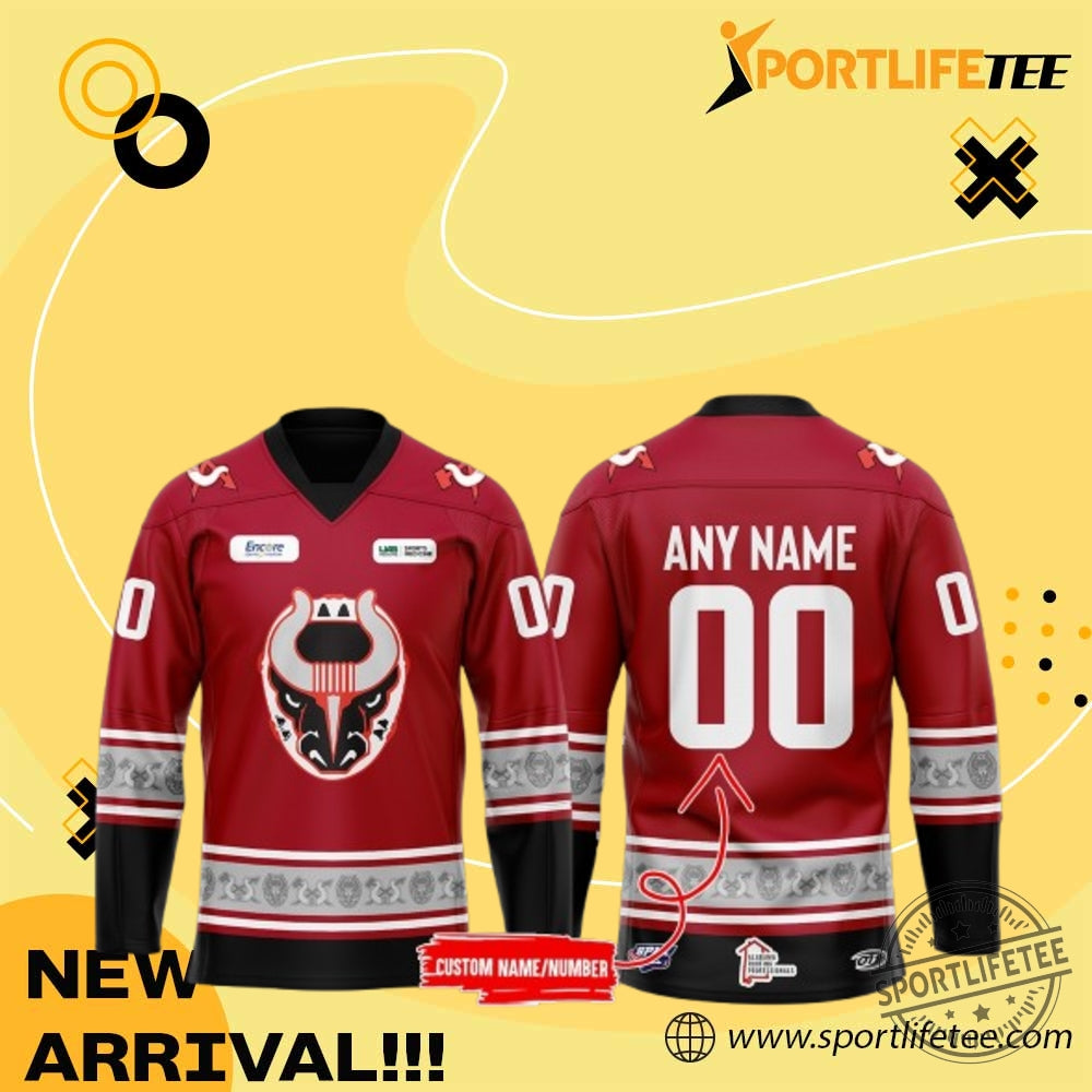 Birmingham Bulls 2025 For Fan Custom Red Hockey Jersey