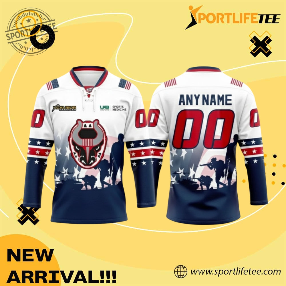 Birmingham Bulls 2025 Military Appreciation Hockey Jersey