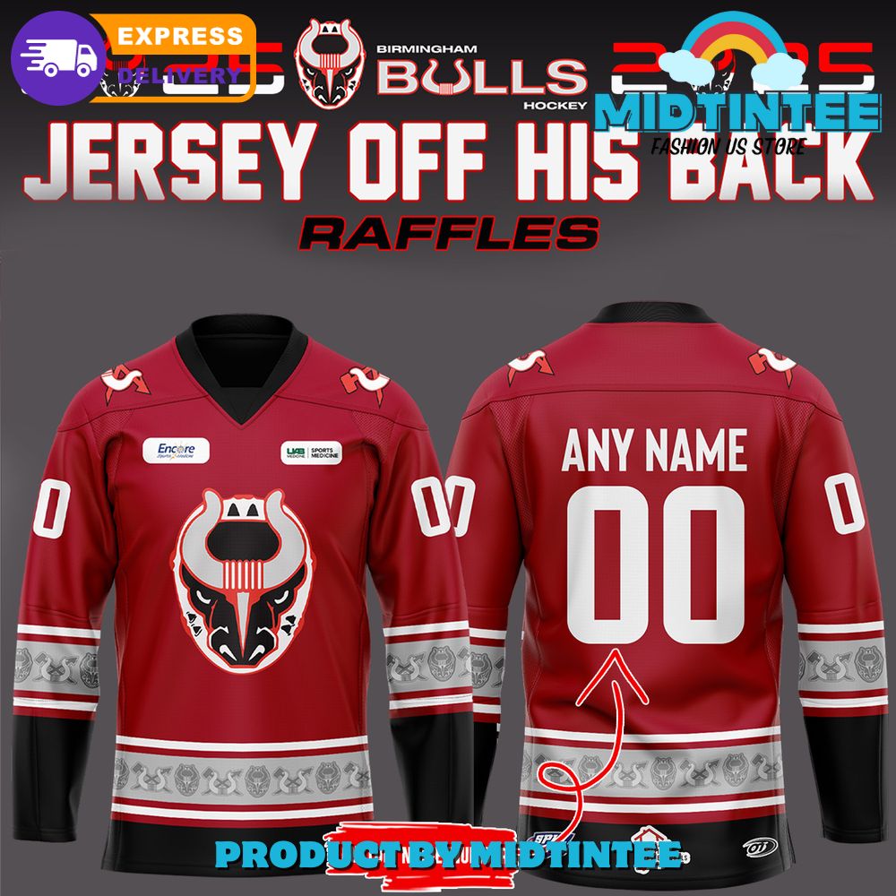 Birmingham Bulls Hockey 2025 Jersey Off His Back Raffles