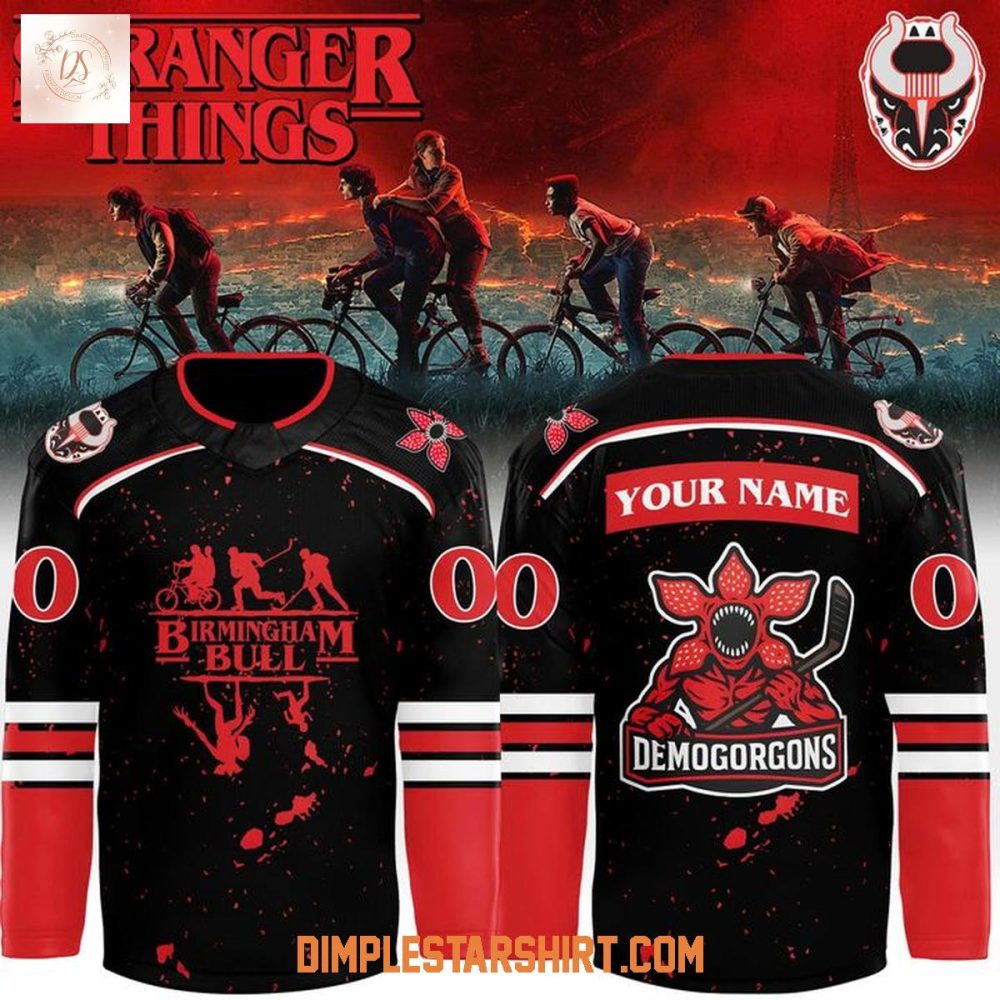Birmingham Bulls X Stranger Things 2025 Jersey
