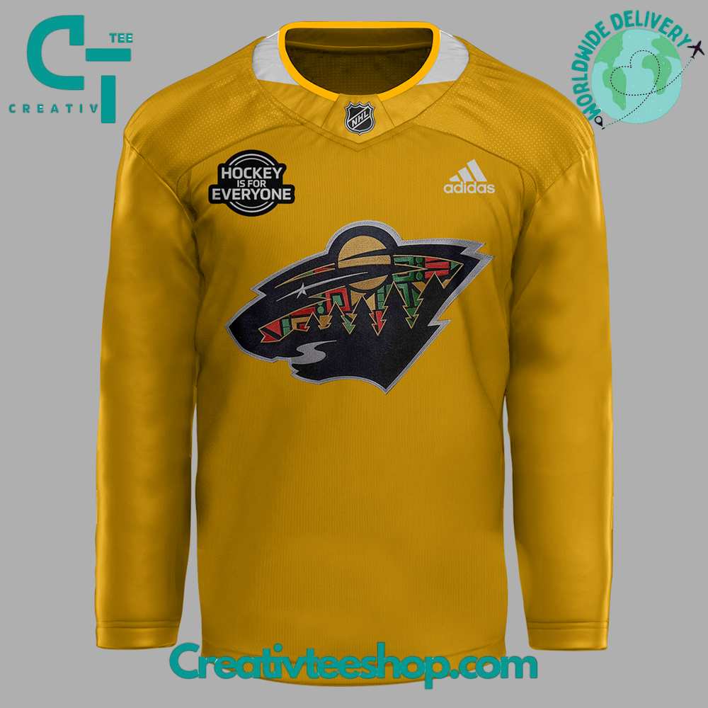 Black History Minnesota Wild Hockey Team Hockey Jersey
