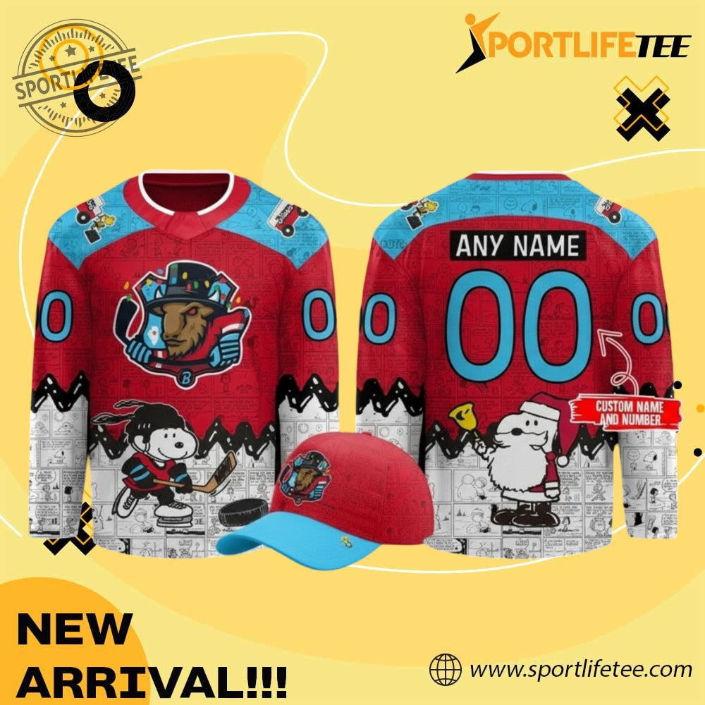 Bloomington Bison Peanuts Night 2025 Hockey Jersey