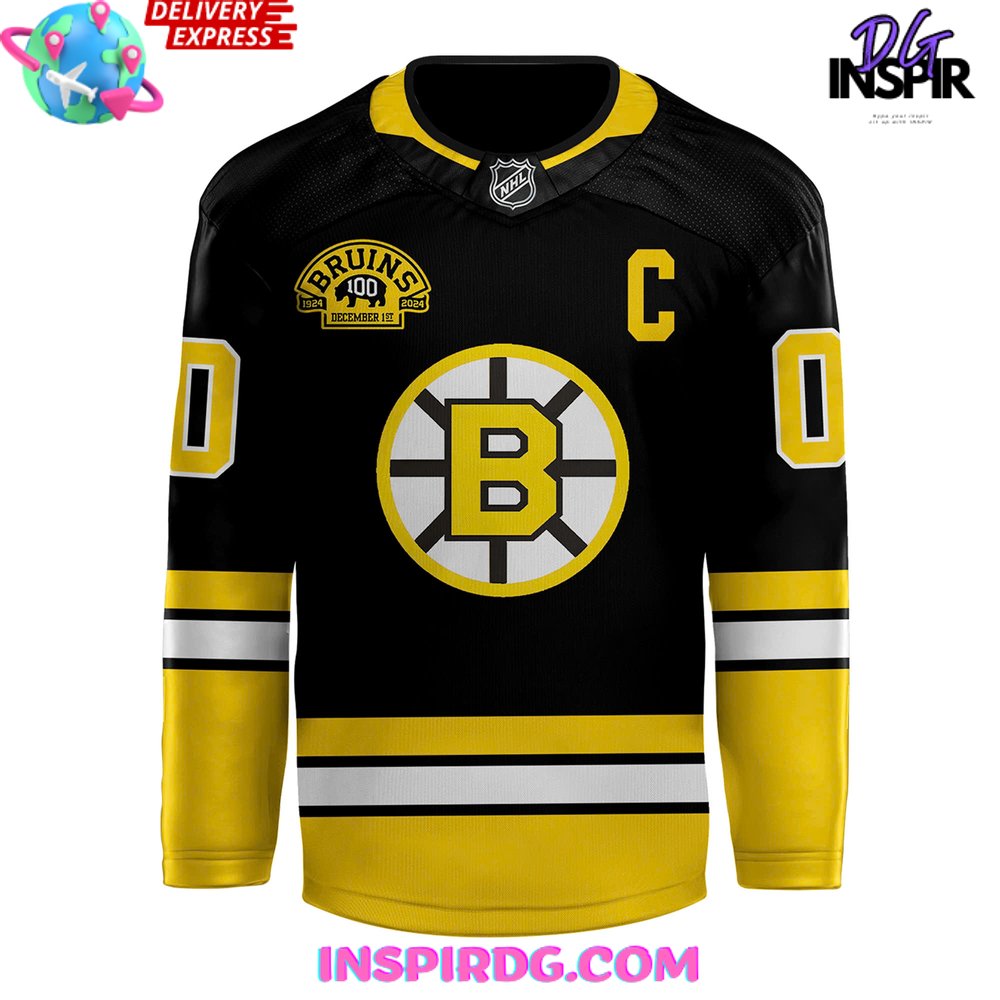 Boston Bruins Centennial Game 2024 Hockey Jersey