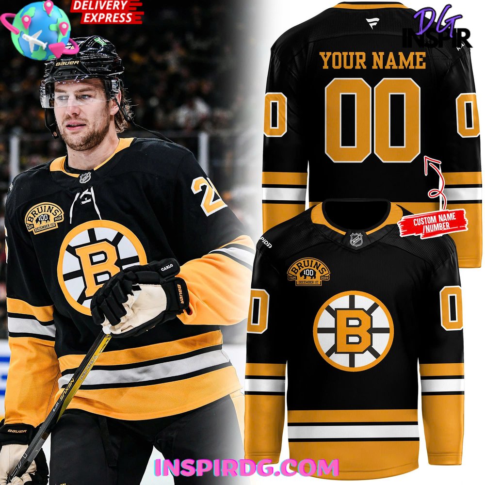 Boston Bruins Centennial Uniform Hockey Jersey