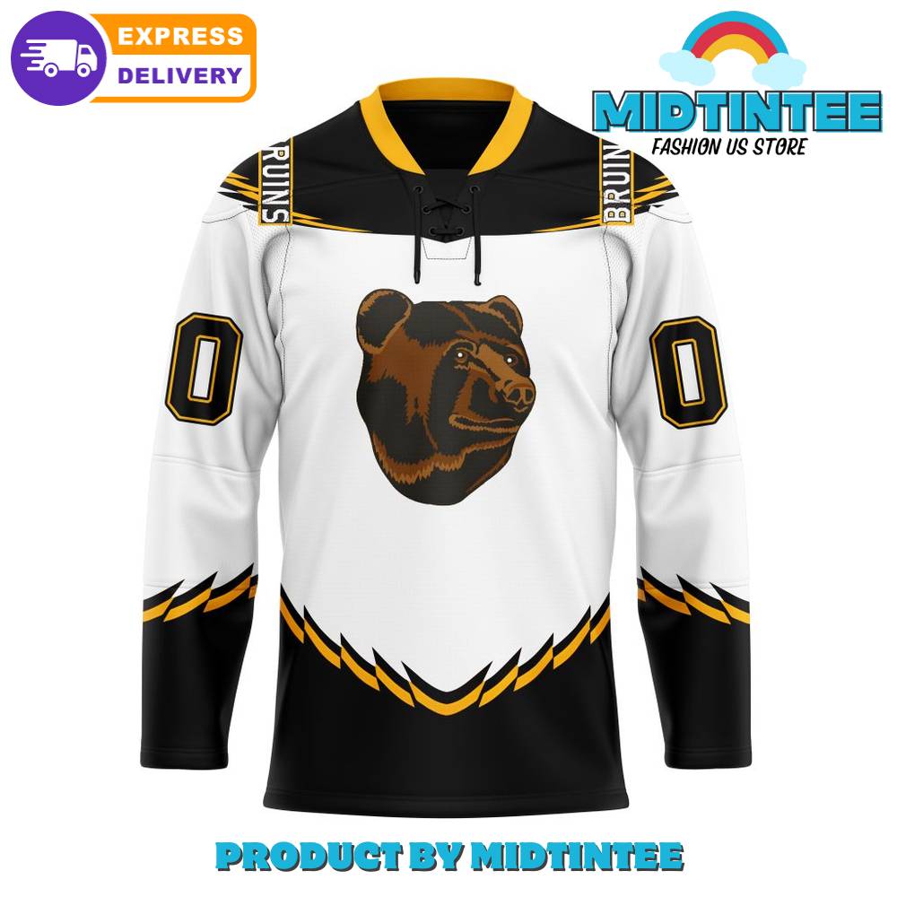 Boston Bruins Customized Reverse Retro Hockey Jersey