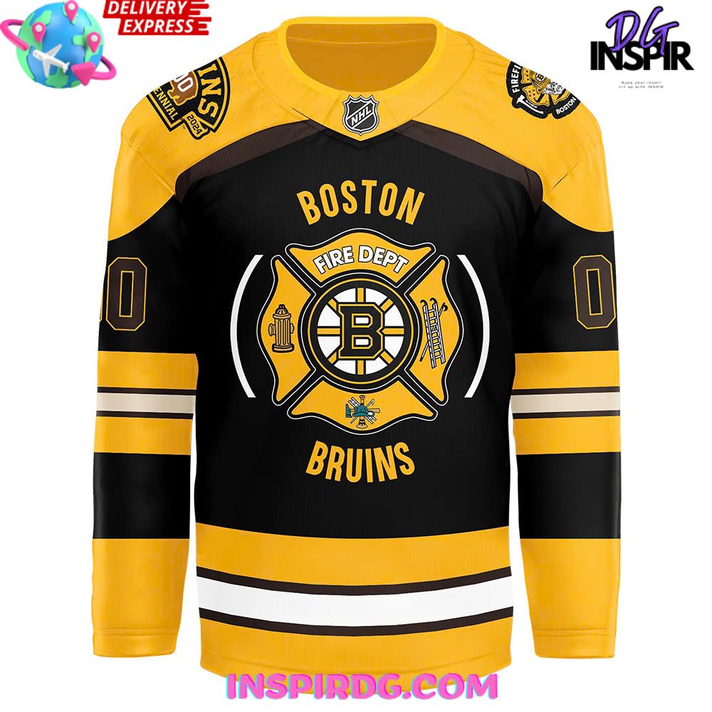 Boston Bruins Firefighter Appreciation Night Performance Hockey Jersey