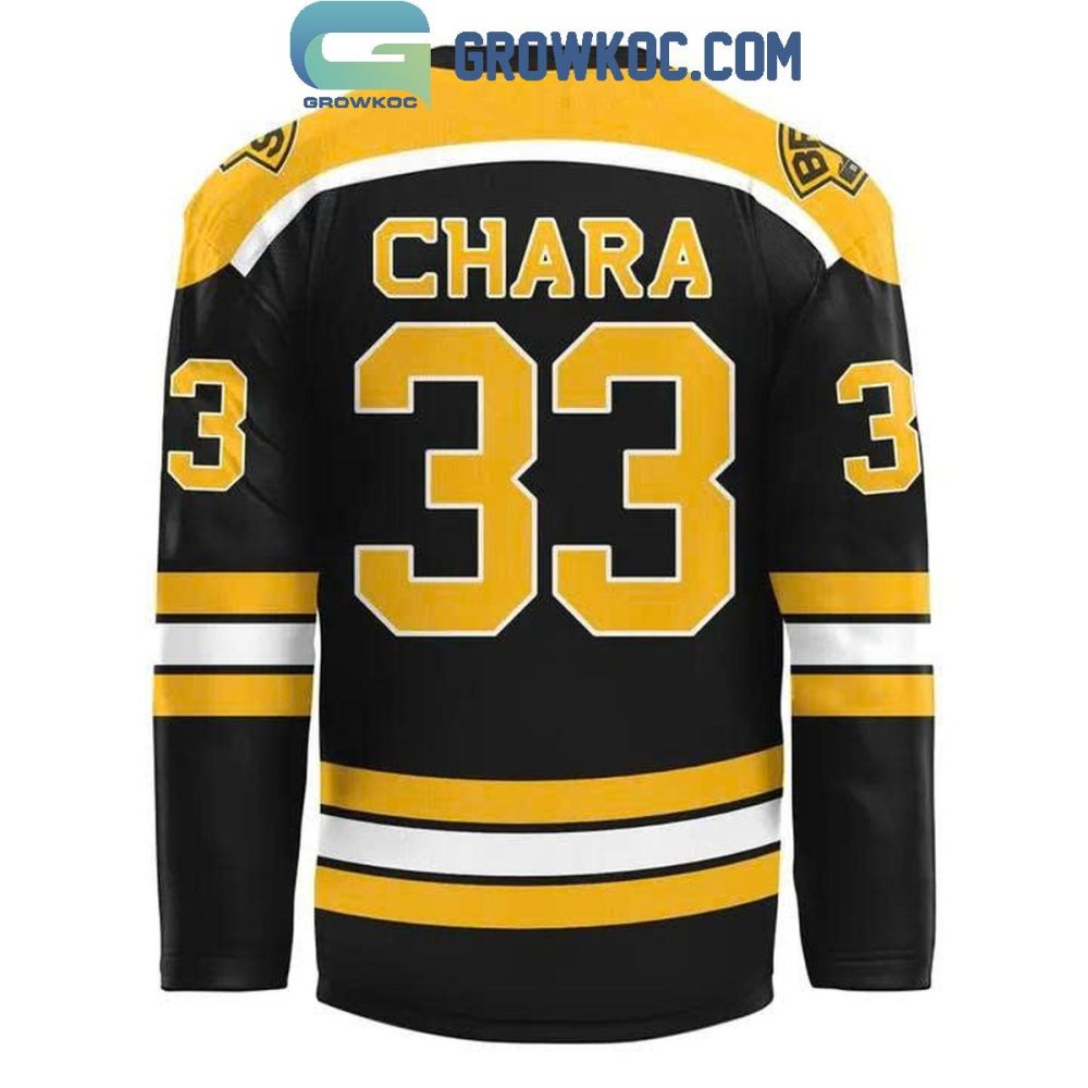 Boston Bruins Hall Of Fame Zdeno Chara Hockey Jersey
